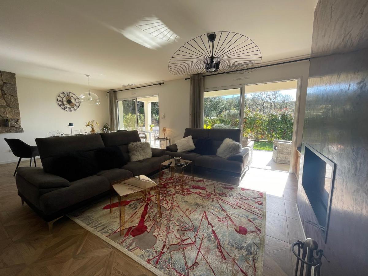 Magnifique Villa Recente Entre Mer Et Montagne Situee Entre Ajaccio Et Porticcio Cauro Екстериор снимка